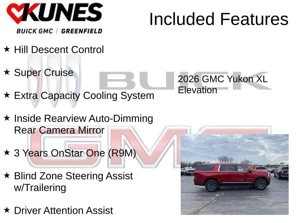 new 2026 GMC Yukon XL car, priced at $85,024
