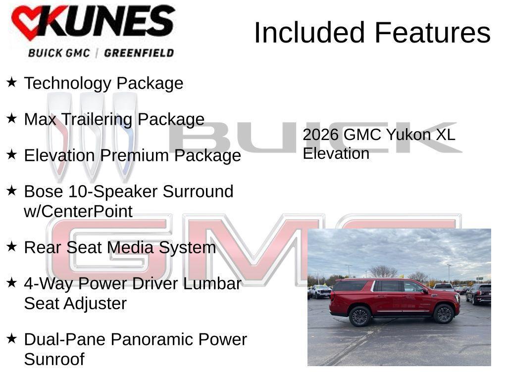 new 2026 GMC Yukon XL car, priced at $85,024