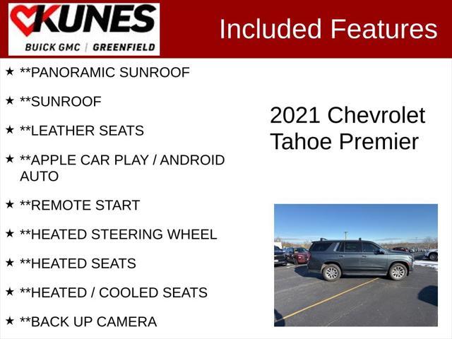 used 2021 Chevrolet Tahoe car, priced at $47,444