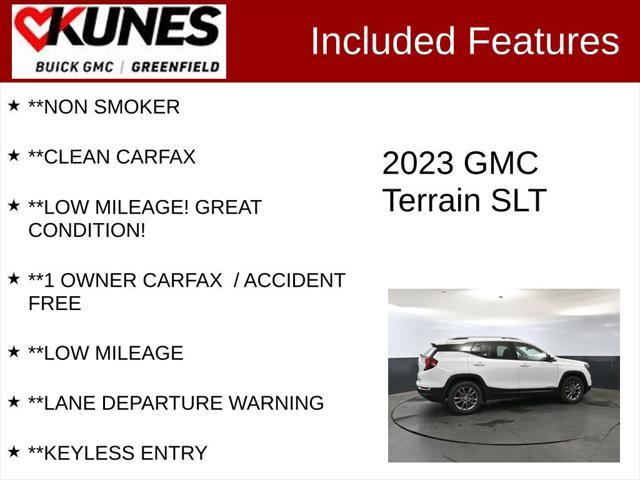 used 2023 GMC Terrain car, priced at $21,701