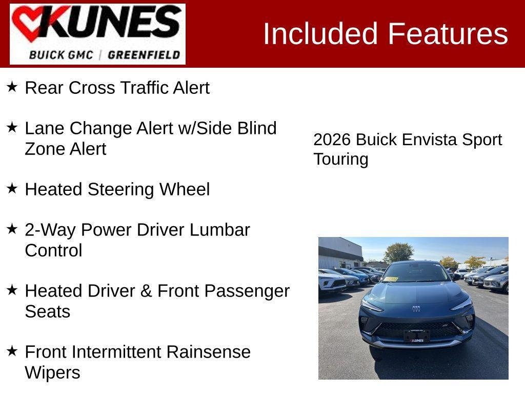 new 2026 Buick Envista car, priced at $29,474