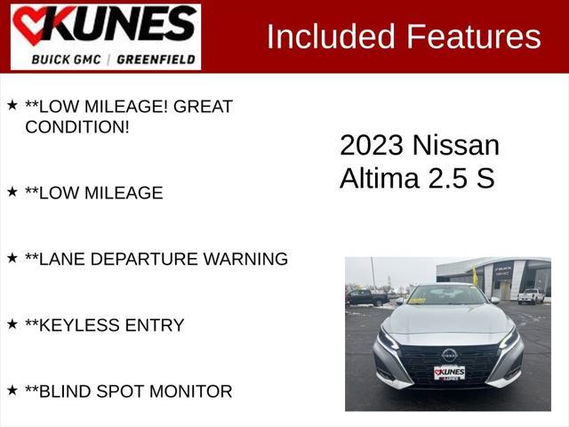 used 2023 Nissan Altima car, priced at $16,995