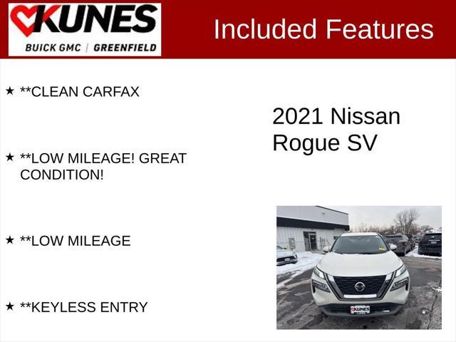 used 2021 Nissan Rogue car, priced at $18,599