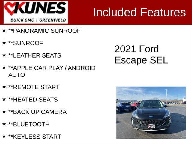 used 2021 Ford Escape car, priced at $19,995