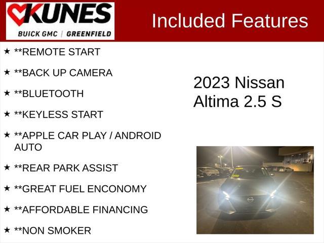 used 2023 Nissan Altima car, priced at $18,777