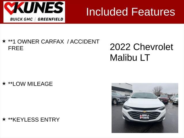 used 2022 Chevrolet Malibu car, priced at $16,499