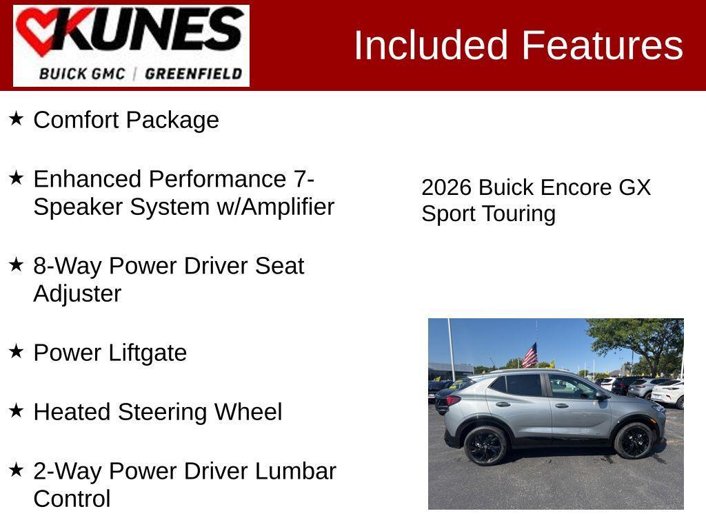 new 2026 Buick Encore GX car, priced at $29,723