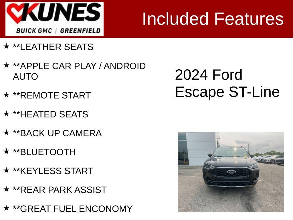 used 2024 Ford Escape car, priced at $21,599