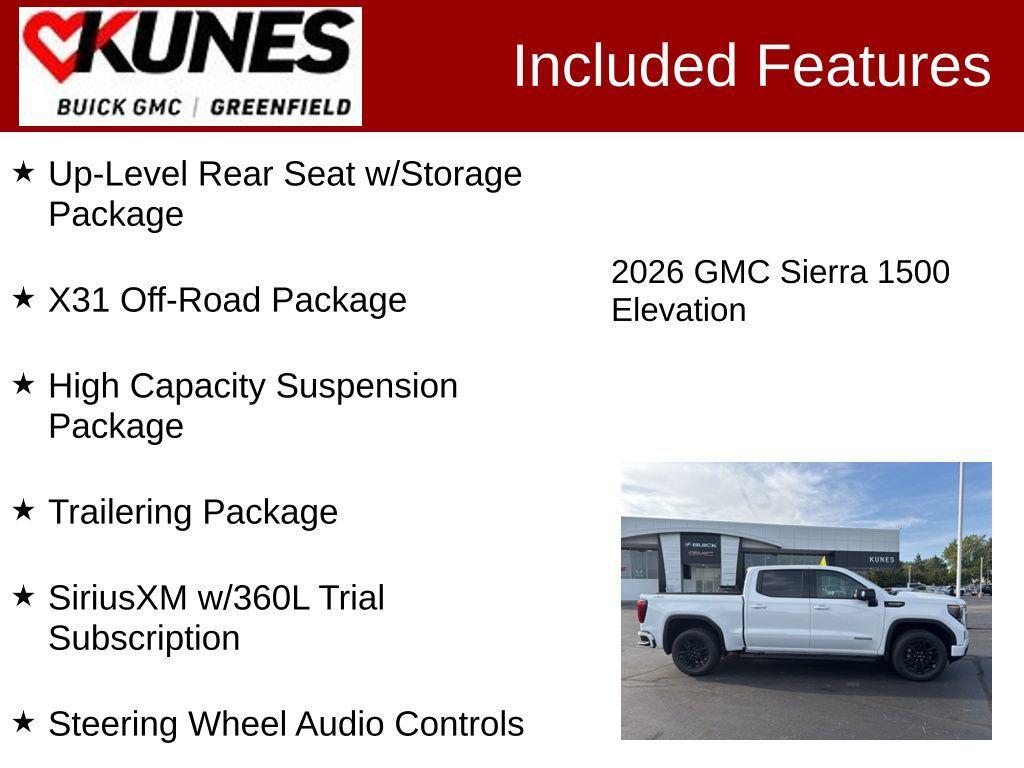 new 2026 GMC Sierra 1500 car, priced at $63,483