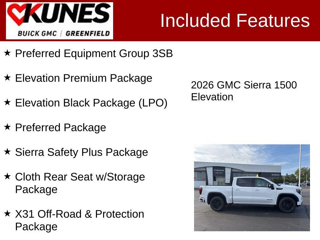 new 2026 GMC Sierra 1500 car, priced at $63,483