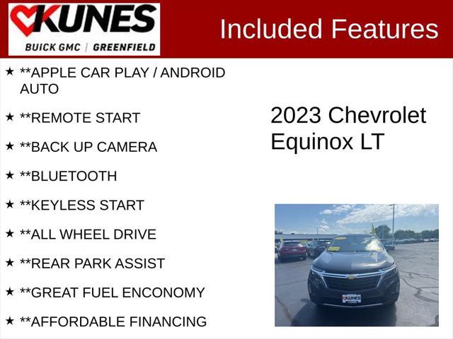 used 2023 Chevrolet Equinox car, priced at $23,799