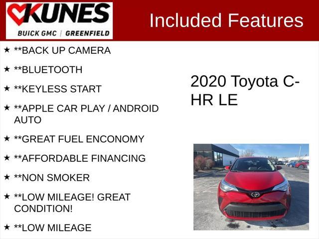 used 2020 Toyota C-HR car, priced at $20,995