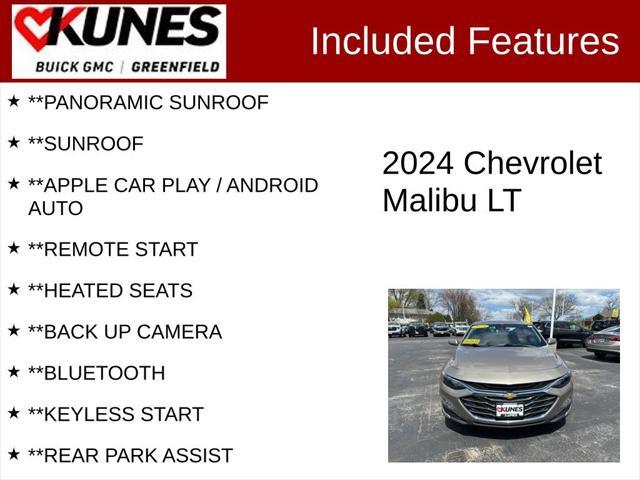 used 2024 Chevrolet Malibu car, priced at $21,477