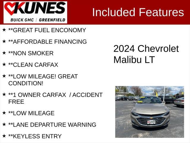used 2024 Chevrolet Malibu car, priced at $21,477
