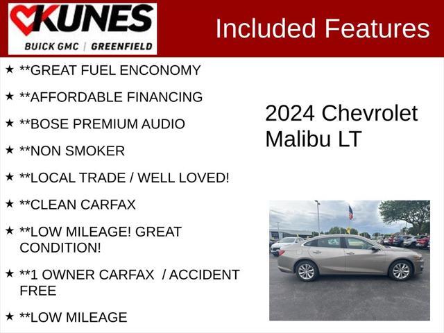 used 2024 Chevrolet Malibu car, priced at $19,995