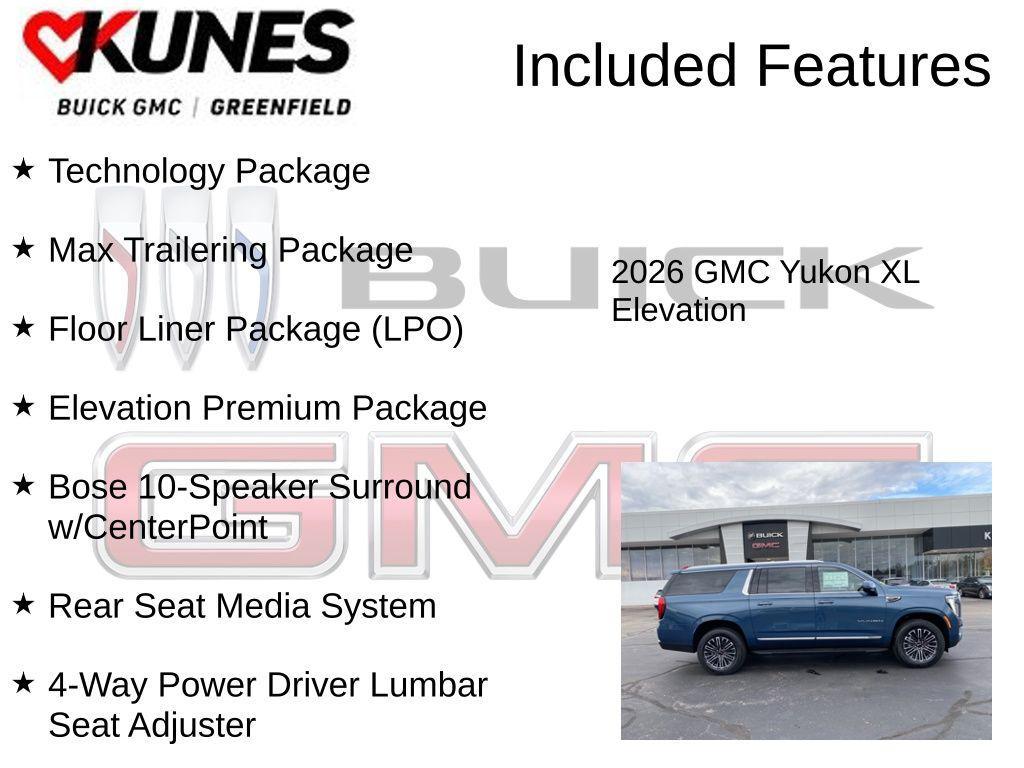new 2026 GMC Yukon XL car, priced at $85,369
