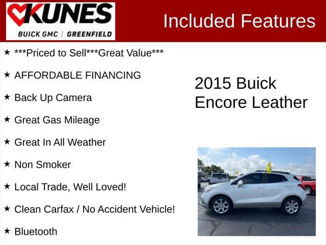 used 2015 Buick Encore car, priced at $7,999