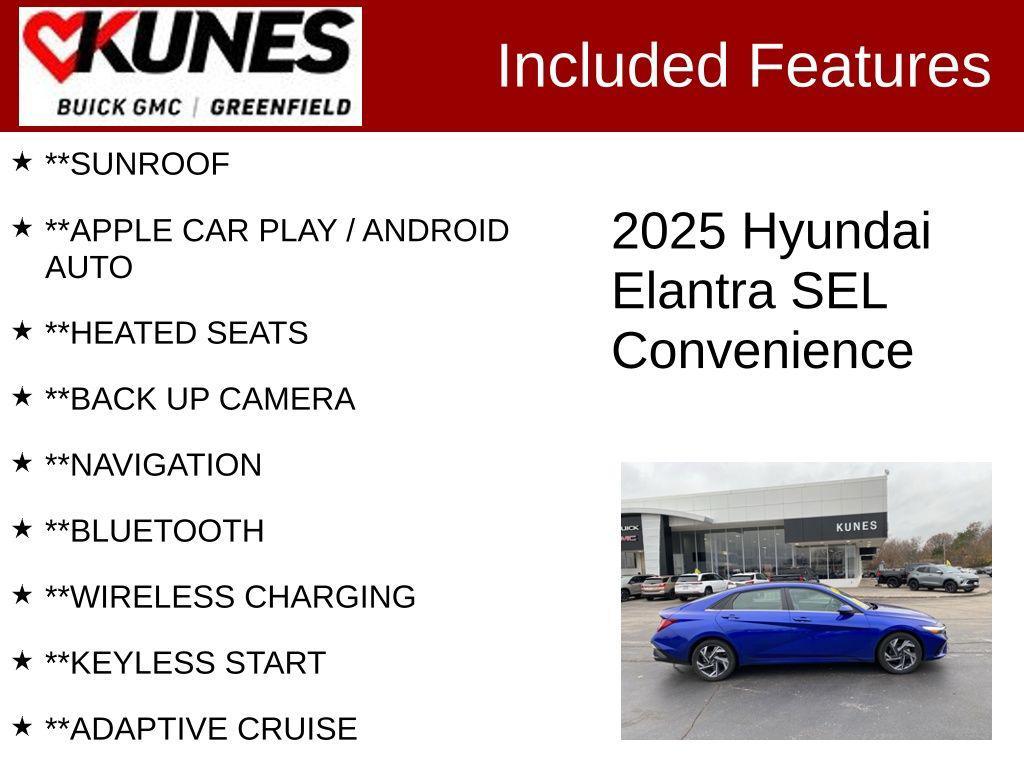 used 2025 Hyundai Elantra car, priced at $19,995