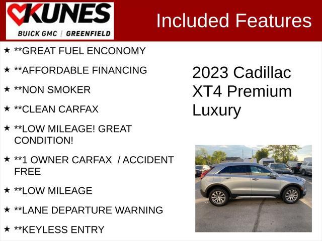 used 2023 Cadillac XT4 car, priced at $25,499