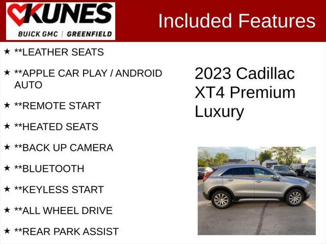 used 2023 Cadillac XT4 car, priced at $25,499
