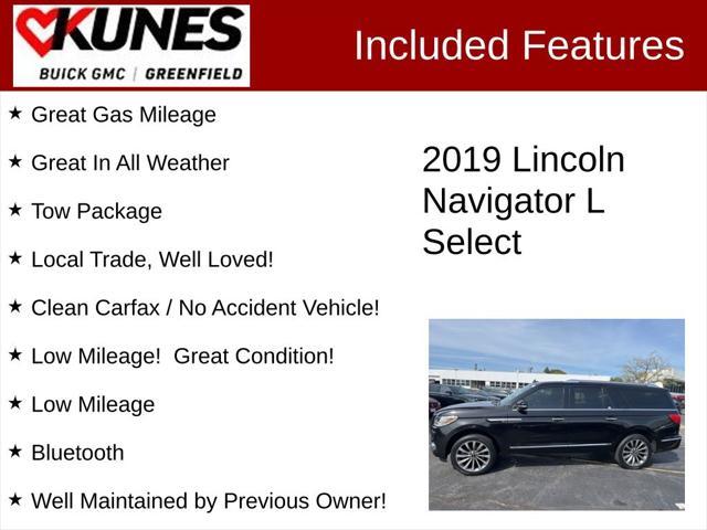 used 2019 Lincoln Navigator L car, priced at $28,177