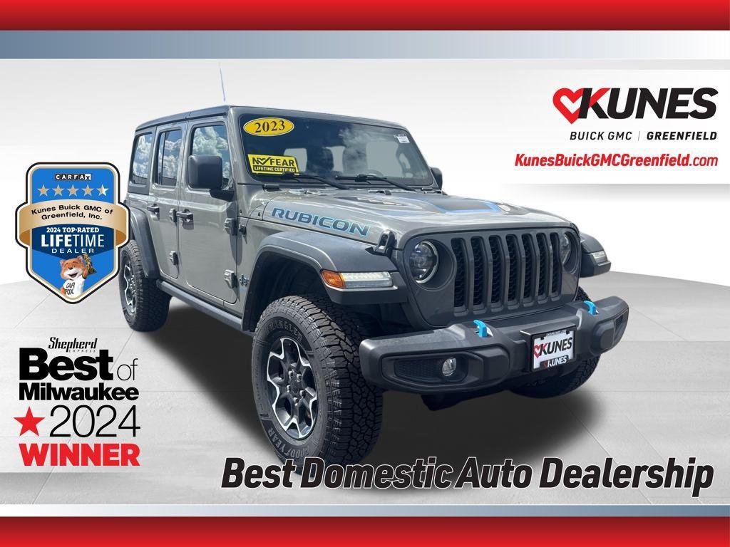 used 2023 Jeep Wrangler 4xe car, priced at $32,599