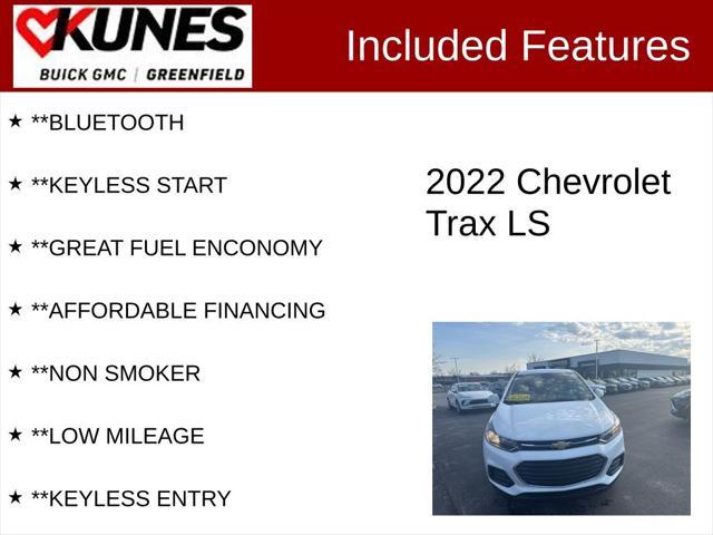 used 2022 Chevrolet Trax car, priced at $15,995