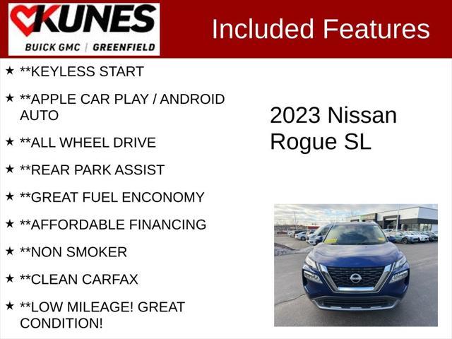 used 2023 Nissan Rogue car, priced at $23,499