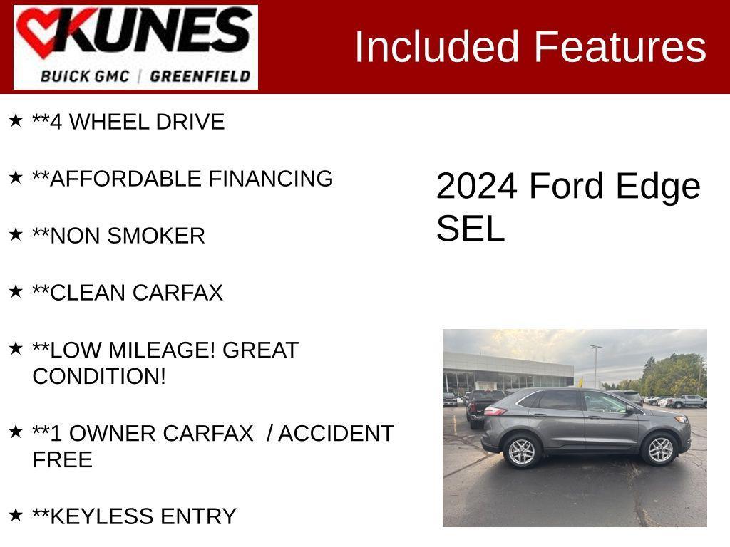 used 2024 Ford Edge car, priced at $23,499