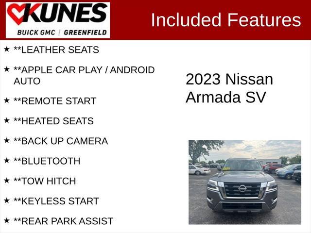used 2023 Nissan Armada car, priced at $32,995