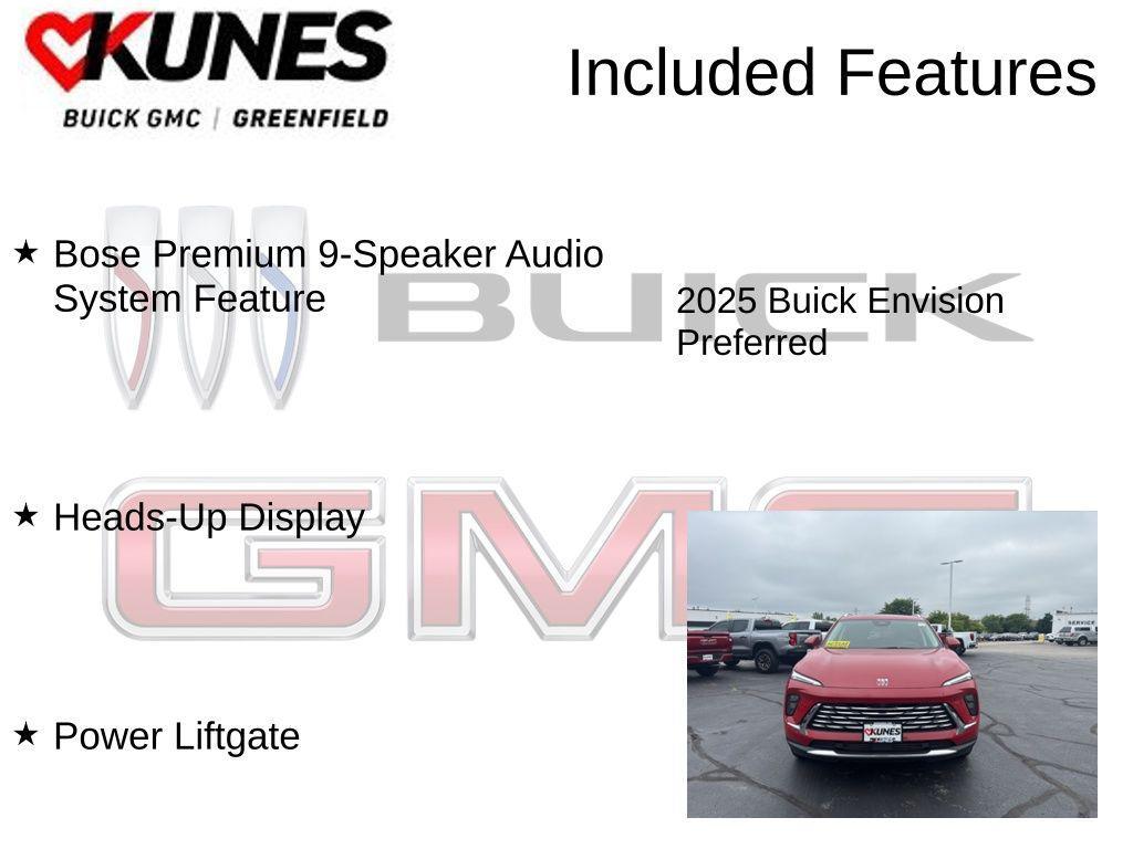 new 2025 Buick Envision car, priced at $35,495