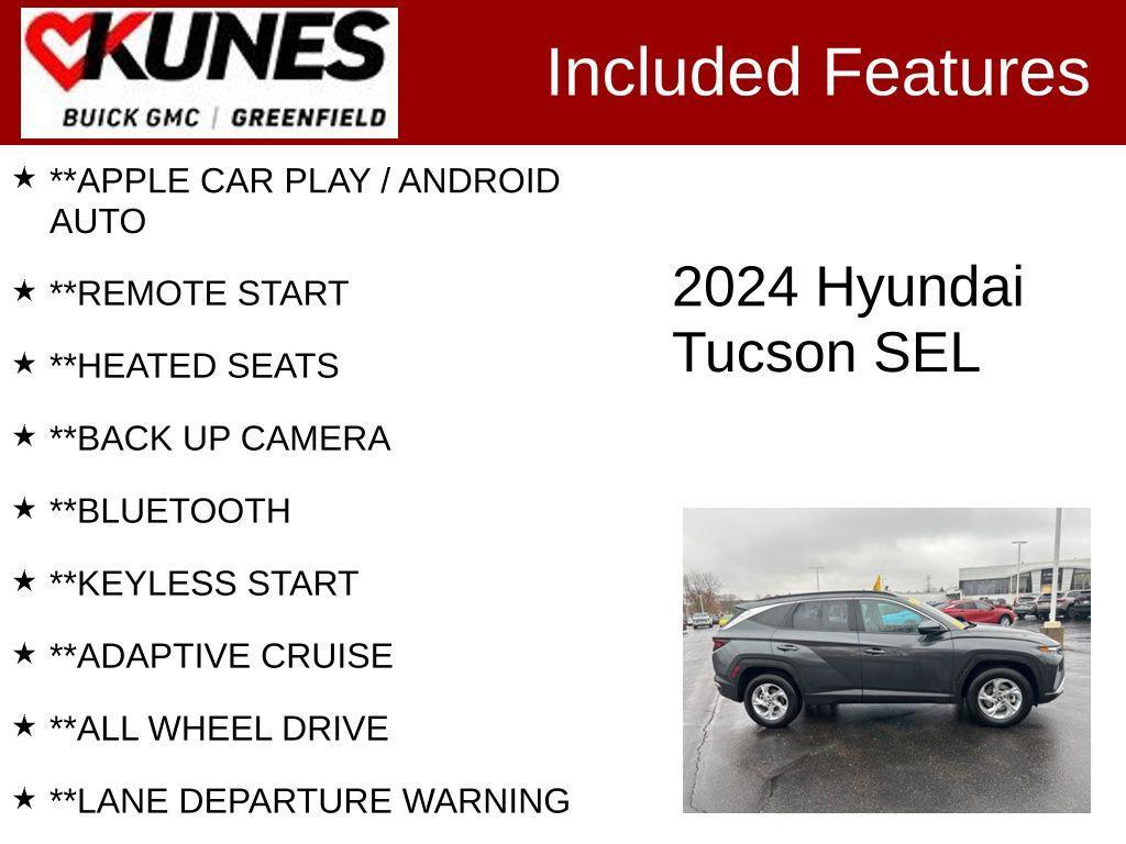 used 2024 Hyundai Tucson car, priced at $20,999