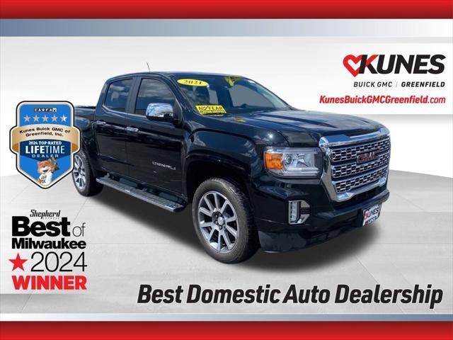 used 2021 GMC Canyon car, priced at $33,899
