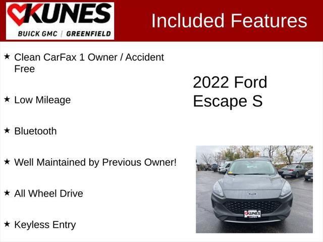 used 2022 Ford Escape car, priced at $18,399