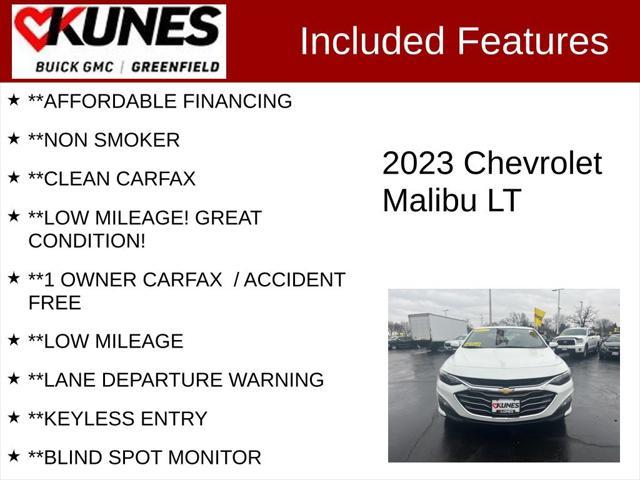 used 2023 Chevrolet Malibu car, priced at $17,699