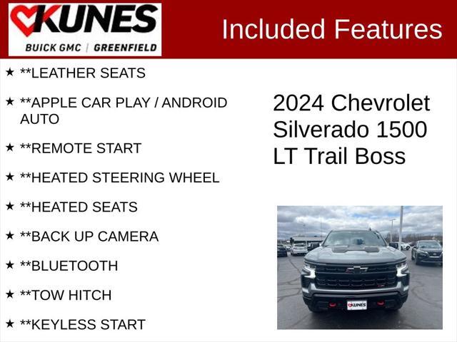 used 2024 Chevrolet Silverado 1500 car, priced at $53,399