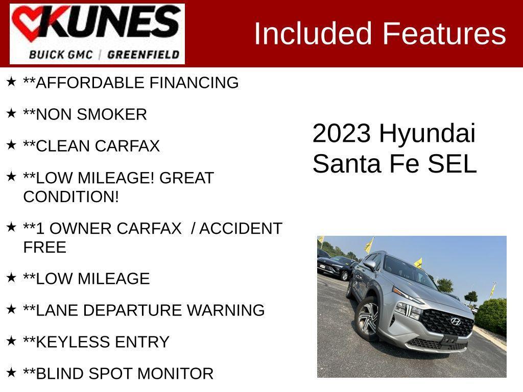 used 2023 Hyundai Santa Fe car, priced at $20,499