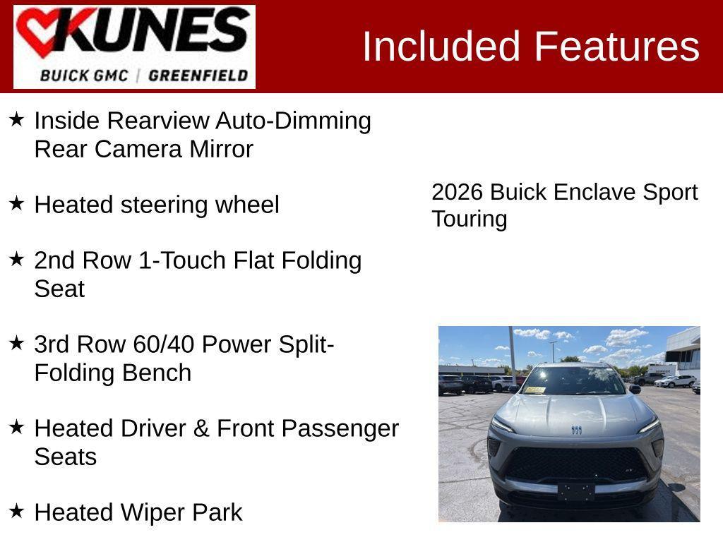 new 2026 Buick Enclave car, priced at $54,561