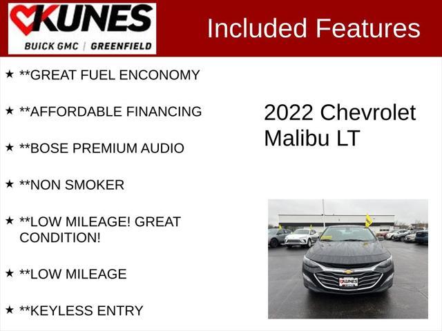 used 2022 Chevrolet Malibu car, priced at $15,995