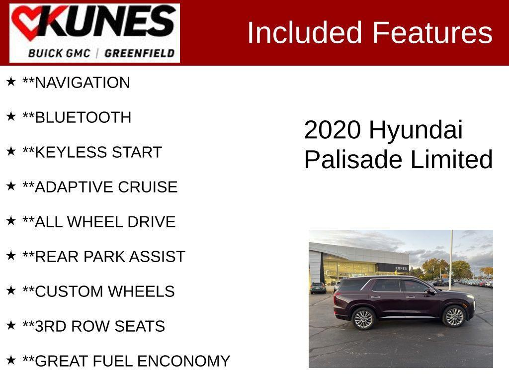 used 2020 Hyundai Palisade car, priced at $21,299