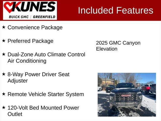 new 2025 GMC Canyon car, priced at $44,976