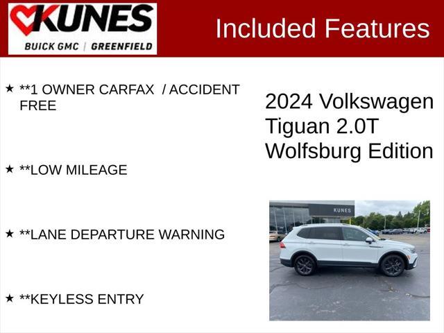 used 2024 Volkswagen Tiguan car, priced at $25,533