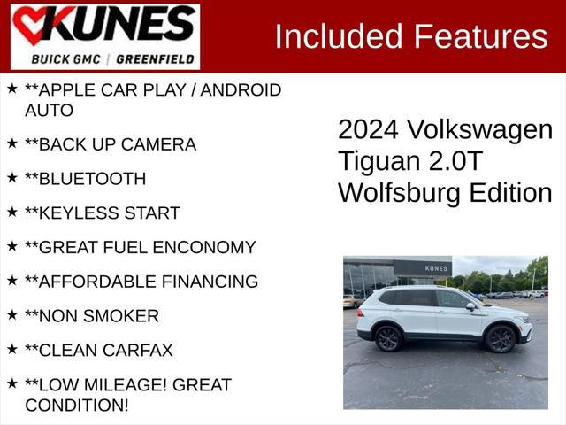 used 2024 Volkswagen Tiguan car, priced at $25,533
