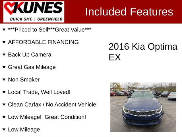 used 2016 Kia Optima car, priced at $12,499