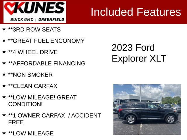 used 2023 Ford Explorer car, priced at $29,499