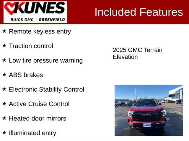 new 2025 GMC Terrain car, priced at $33,887