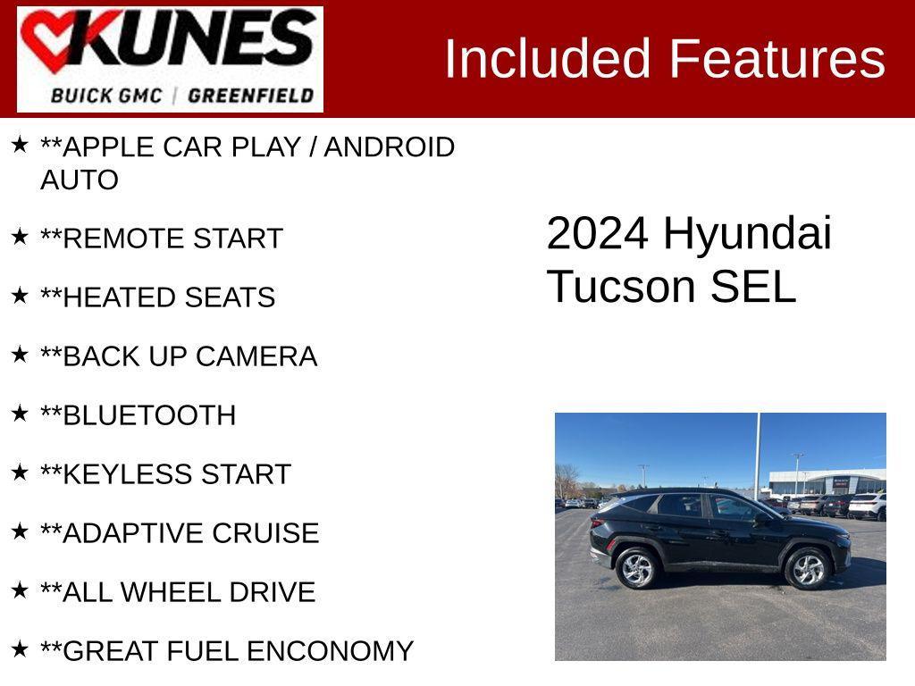 used 2024 Hyundai Tucson car, priced at $19,500
