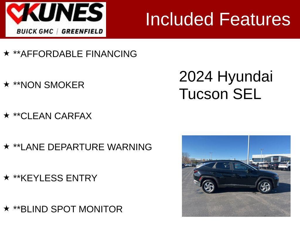 used 2024 Hyundai Tucson car, priced at $19,500