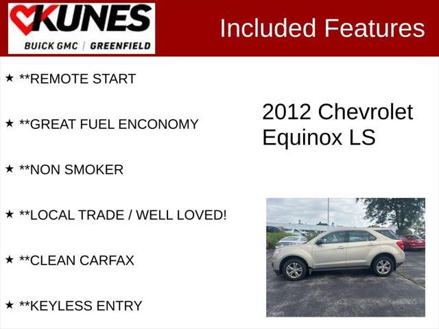 used 2012 Chevrolet Equinox car, priced at $6,599