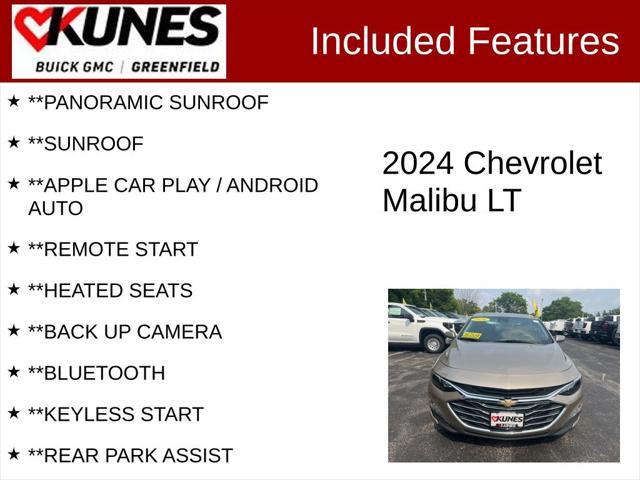 used 2024 Chevrolet Malibu car, priced at $20,399